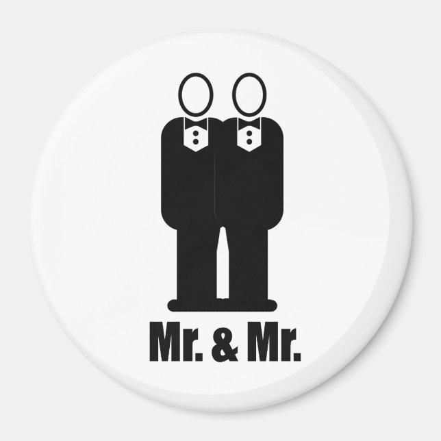 GROOMS MR. AND MR. -.png Magnet (Front)