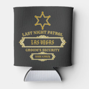 Groom's Security Last Night Patrol Can Cooler