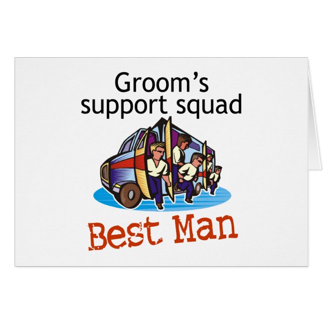 Groom's Squad Best Man (Front Horizontal)