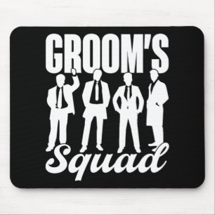 Groom's Squad Team Bride Groom Party Bachelor Mouse Pad