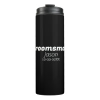 groomsman bachelorette party add name modern simpl
