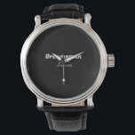 groomsman bachelorette party add name modern simpl watch<br><div class="desc">design</div>