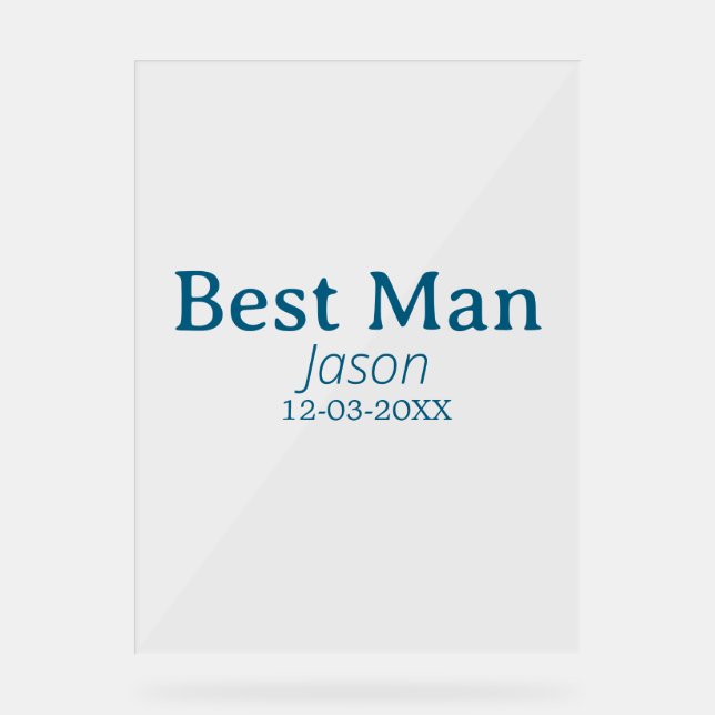 groomsman bachelorette party ajouter nom moderne s (Recto)