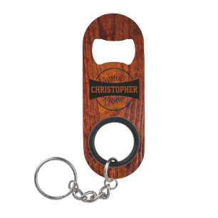 Groomsman Best Man Groom Wedding Party Modern Keychain Bottle Opener