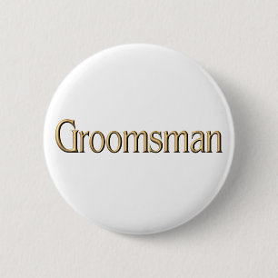 Groomsman button