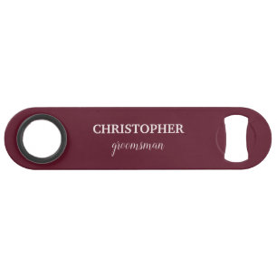 Groomsman Cadeau Personnalisé Monogramme Mariage
