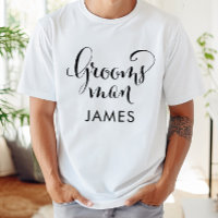 Groomsman Calligraphy Wedding Name