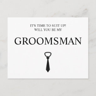 Groomsman Card groomsman and best man Proposal