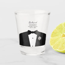 Groomsman de la fête nuptiale Verre de tir