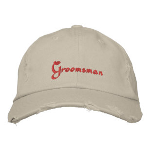 Groomsman Embroidered baseball cap