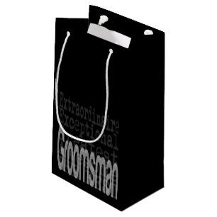 Groomsman Extraordinaire Small Gift Bag