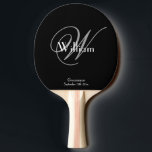 Groomsman Gift Modern Monogram Cool Script Name Ping Pong Paddle<br><div class="desc">Wedding Party Gifts Groomsmen Groomsman Gift Modern Monogram Cool Script Name Ping Pong Paddle, which matches the Beer Pong Table listed in this store. Click personalize this template to customize it with the monogram Initial, the first name, and the wedding date quickly and easily. Groomsman Gift Modern Monogram Cool Script...</div>