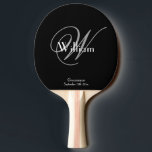 Groomsman Gift Modern Monogram Cool Script Name Ping Pong Paddle<br><div class="desc">Wedding Party Gifts Groomsmen Groomsman Gift Modern Monogram Cool Script Name Ping Pong Paddle, which matches the Beer Pong Table listed in this store. Click personalize this template to customize it with the monogram Initial, the first name, and the wedding date quickly and easily. Groomsman Gift Modern Monogram Cool Script...</div>