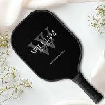Groomsman Gifts - Custom Elegant Monogram Script  Pickleball Paddle<br><div class="desc">Make your wedding party really special with this perfect gift for the groomsman or groomsmen. They will love this modern, super cool looking pickleball paddle with elegant script that commemorates the occasion. Truly a wonderful gift that may even improve someone's pickleball game because this well designed paddle is simply a...</div>