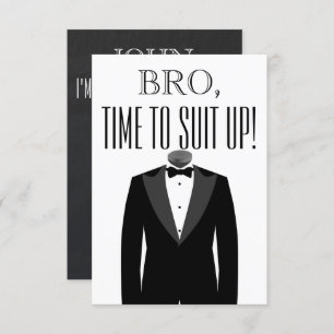 Groomsman or Best Man Proposal Invitation