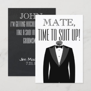 Groomsman or Best Man Proposal Invitation   Mate