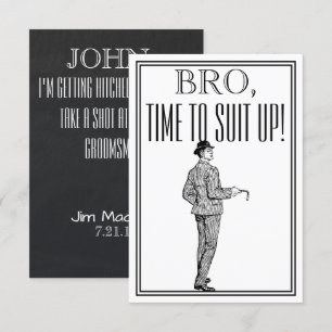 Groomsman or Best Man Proposal Vintage Invitation