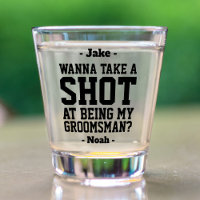 Groomsman Proposal Funny Wedding Drink Idea Take a