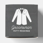 Groomsman Proposal Will You Be My Groomsman Favor Box (Top)