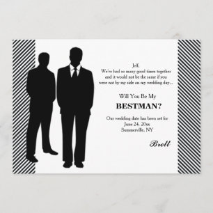 Groomsman Request Card