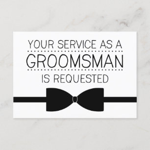 Groomsman Request Groomsmen Invitation