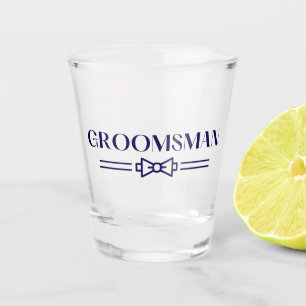 Groomsman  shot glass