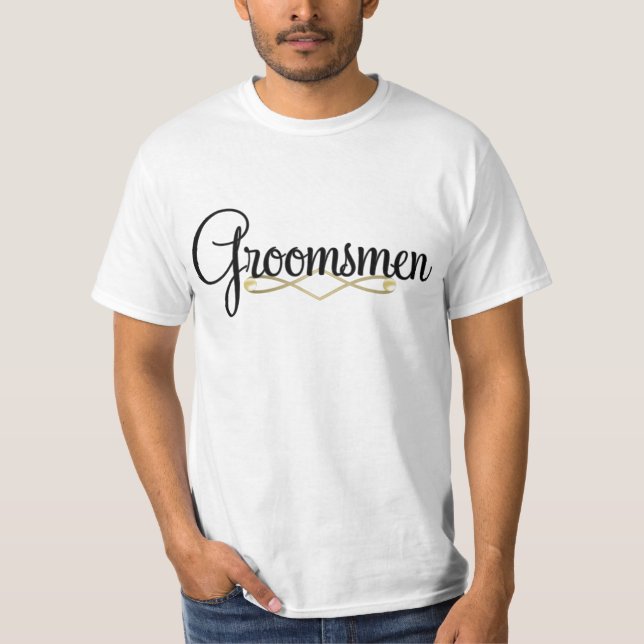 Groomsman T-Shirt (Front)