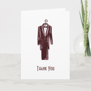 Groomsman  thank you card