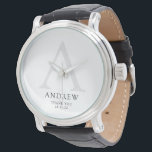 Groomsman Thank You Watch<br><div class="desc">Thank your special groomsmen with these timeless monogrammed watches! Matching collection available!</div>