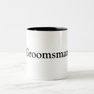 Groomsman Two-Tone Coffee Mug