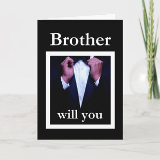 Groomsman Wedding Invitation - INFORMAL