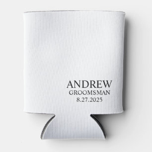 Groomsmen Can Cooler, Groomsmen Gifts Personalized Cooler