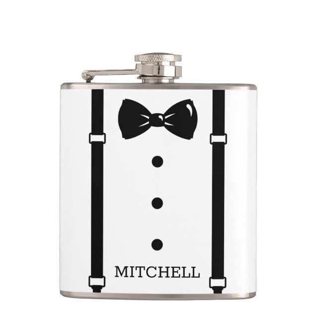Groomsmen Gift Flask Personalized Gift (Front)