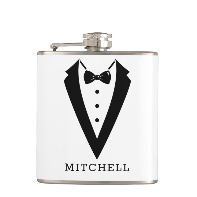 Groomsmen Gift Flask Personalized Gift (Front)