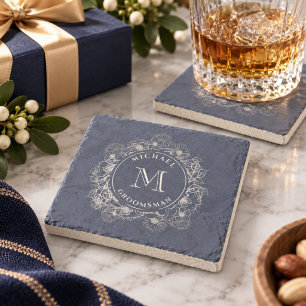 Groomsmen Gifts Personalized Stone Coaster