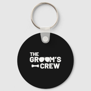 Groomsmen Groom Squat Men Bachelor Supplies Party Keychain