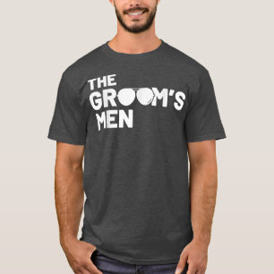 Groomsmen Groom Squat Men Bachelor Supplies Party  T-Shirt