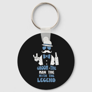 Groomsmen Groom. The Man. The Myth. The Legend. - Keychain