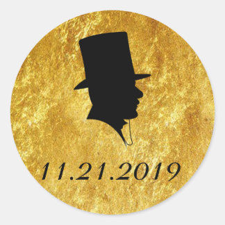 Groomsmen Invitation Gold Seals