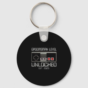 Groomsmen matching bachelor party 2025 gamer keychain