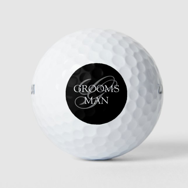 Groomsmen Swagbag Golf Balls (Front)