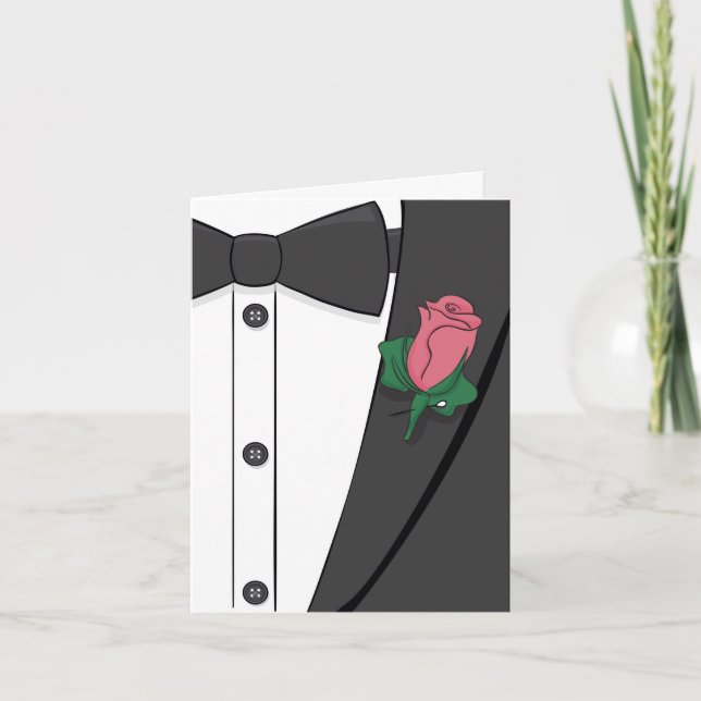 Groomsmen Thank You Card - Buds (Front)