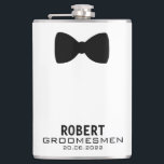 Groomsmen Wedding Party Custom Name Hip Flask<br><div class="desc">Groomsmen Wedding Party Custom Name Flask. Choose the size from the options menu.</div>