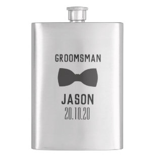 Groomsmen Wedding Party Gift  Hip Flask