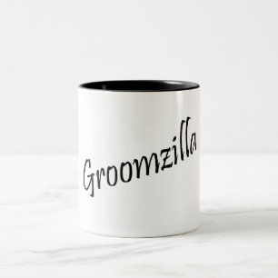 Groomzilla (Blk) Two-Tone Coffee Mug