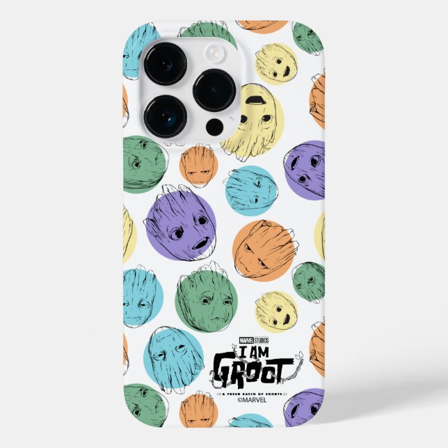 Groot Colourful Circle Pattern Case-Mate iPhone Case (Back)