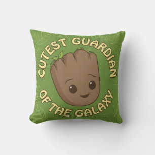 Groot - Cutest Guardian of the Galaxy Throw Pillow