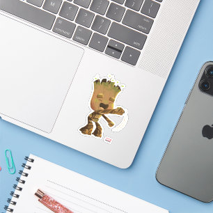 Groot Dancing Illustration