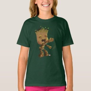 Groot Dancing Illustration T-Shirt