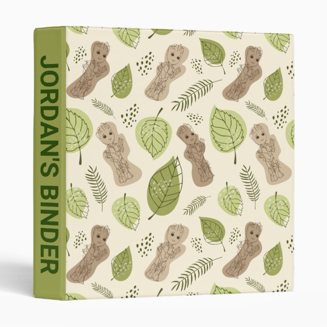 Groot Foliage Pattern Binder (Front/Spine)